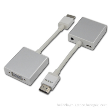HDMI Male to VGA Female Metal Shelling